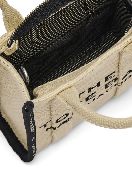 MINI TOTE JAQUARD MARC JACOBS BEIGE