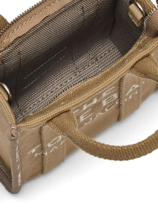 MINI TOTE JAQUARD MARC JACOBS CAMEL