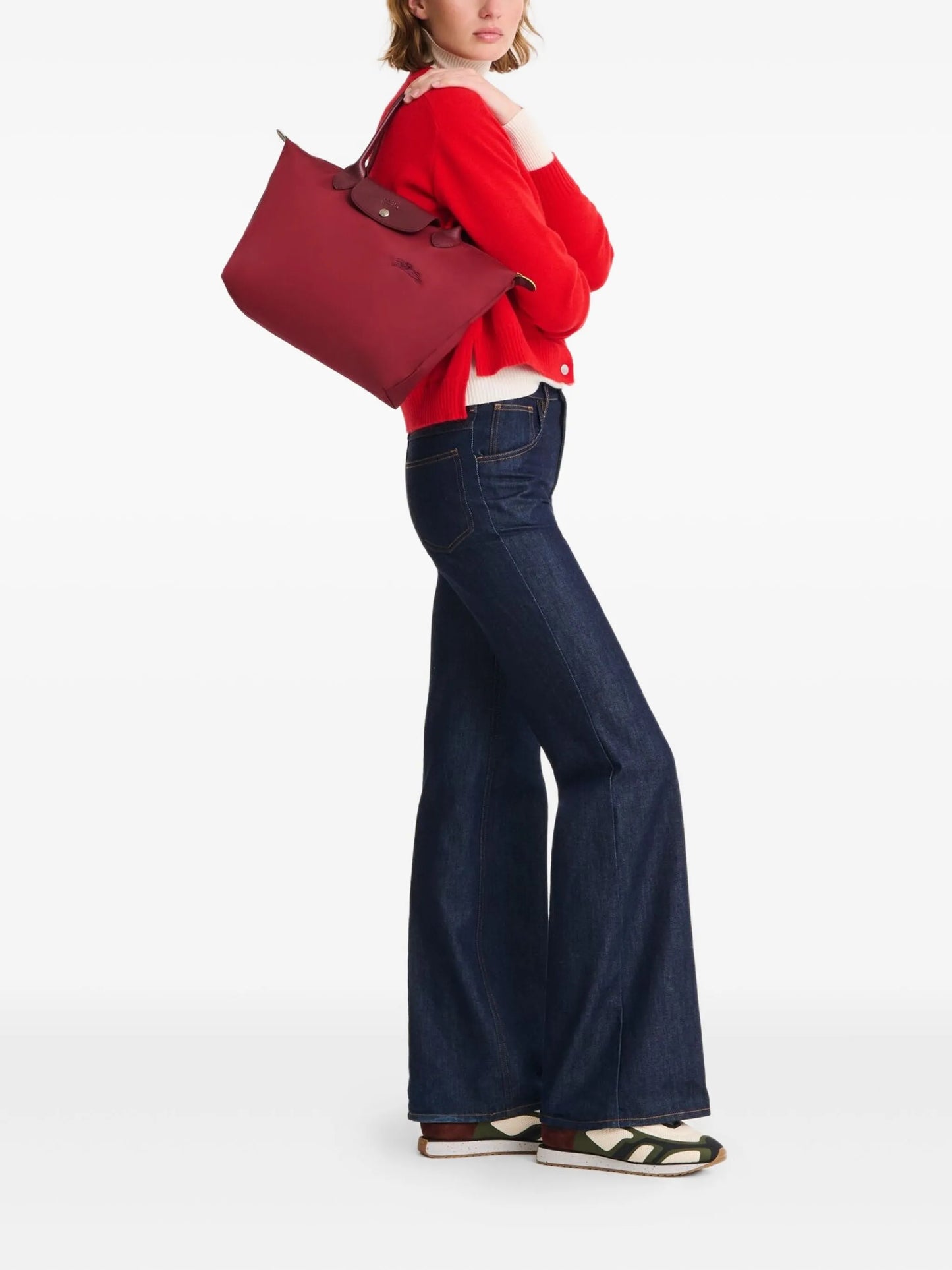 TOTE BAG LONGCHAMP LE PLIAGUE M BURGURY EDICION LIMITADA