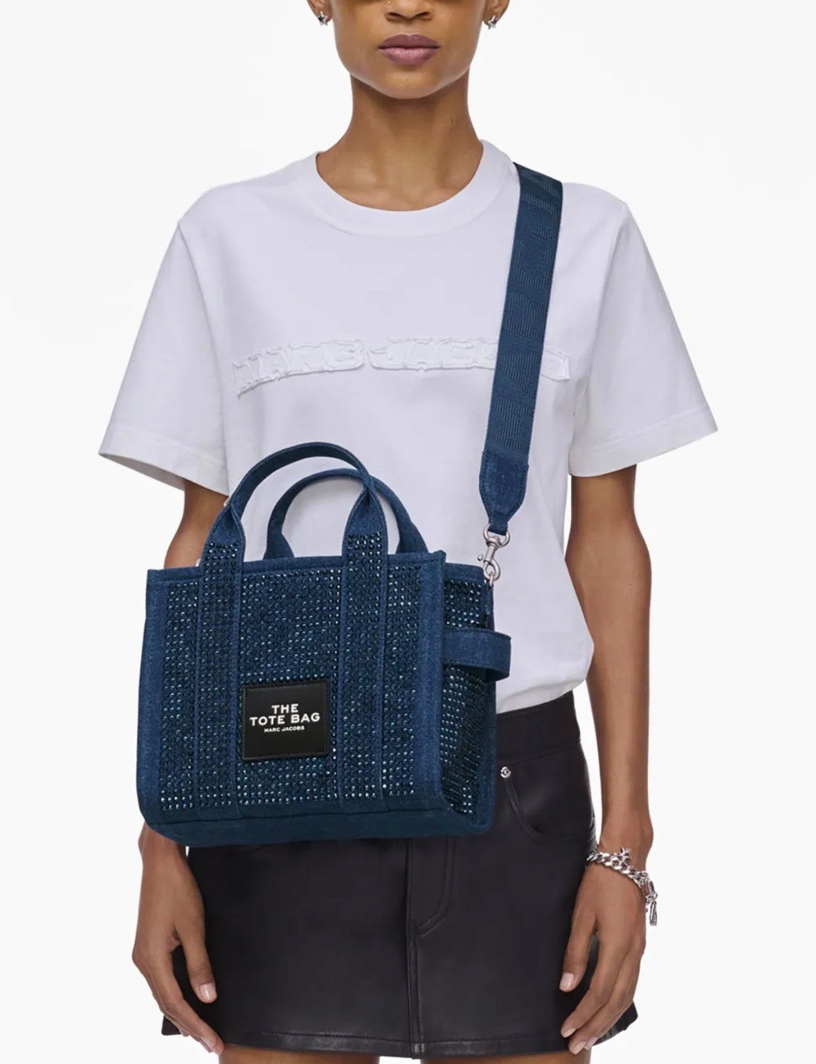 Tote small Marc Jacobs cristales