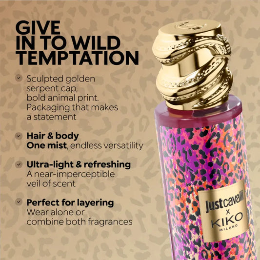 Mist cabello y cuerpo kiko x Just Cavalli Edición limitada 250 ml