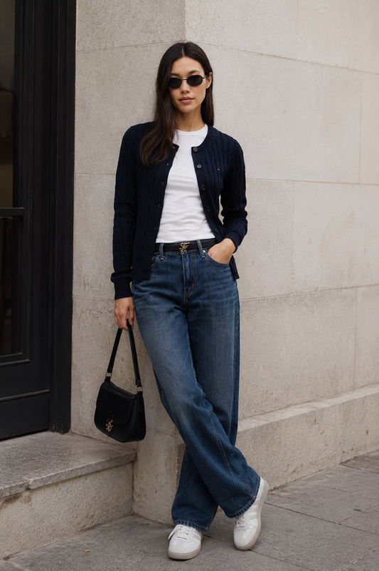 Sweeter botones Tommy Hilfiger Blue