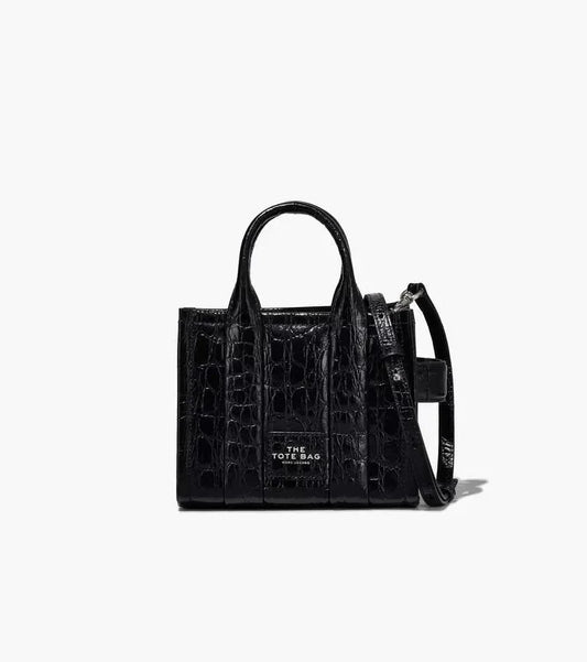 MINI TOTE CROC BLACK MARC JACOBS
