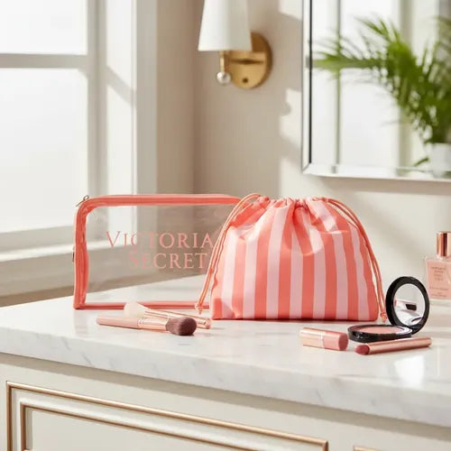 Set de 2 neceseres victorias secret Pink