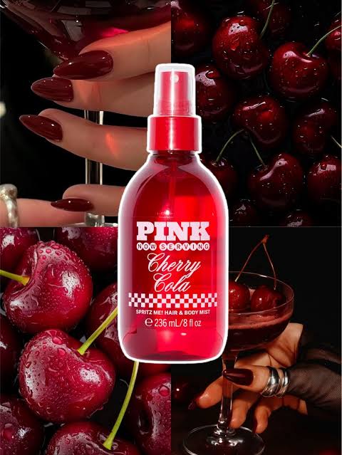 Perfume cabello y cuerpo cherry cola Pink
