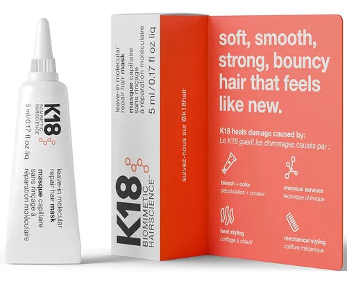MASCARA DE RENOVACION CAPILAR K18 5ML