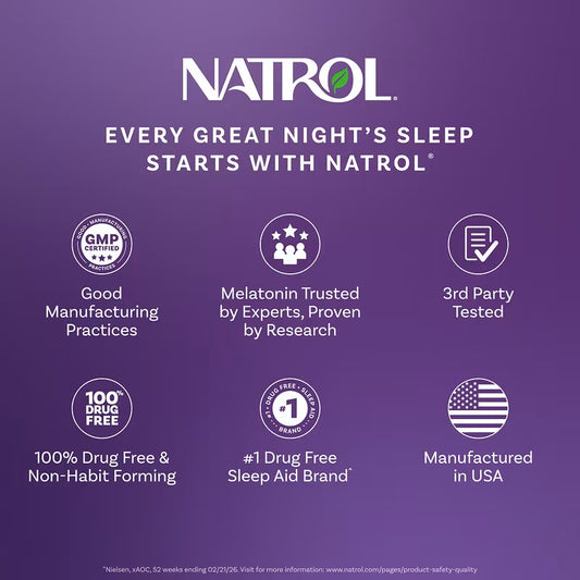 Melatonina 10 mg NATROL 140 unid