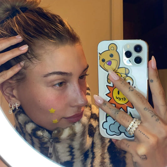 CAJA DE PARCHES HIDRO STAR STAR FACE YELLOW