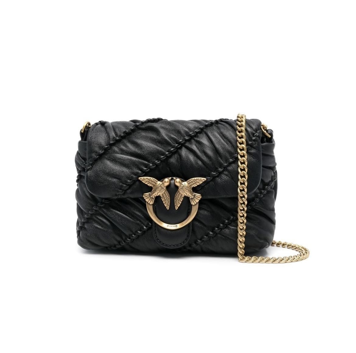 CROSSBODY PINKO BLACK CUERO
