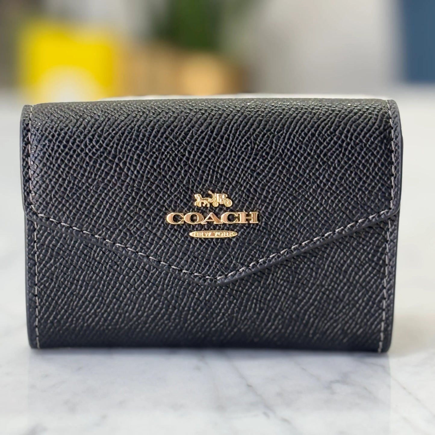 BILLETERA MINI COACH BLACK