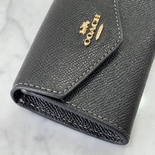 BILLETERA MINI COACH BLACK