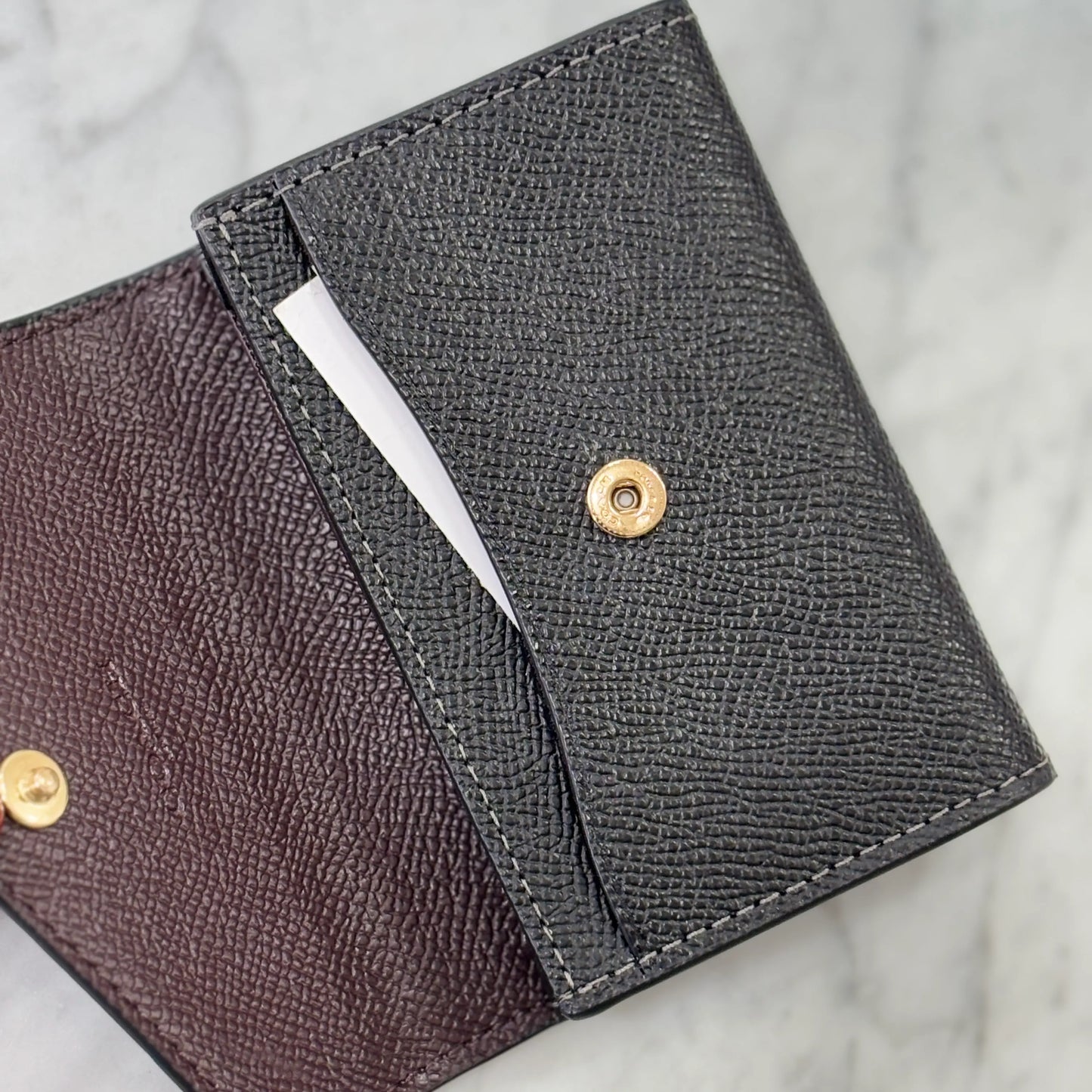 BILLETERA MINI COACH BLACK