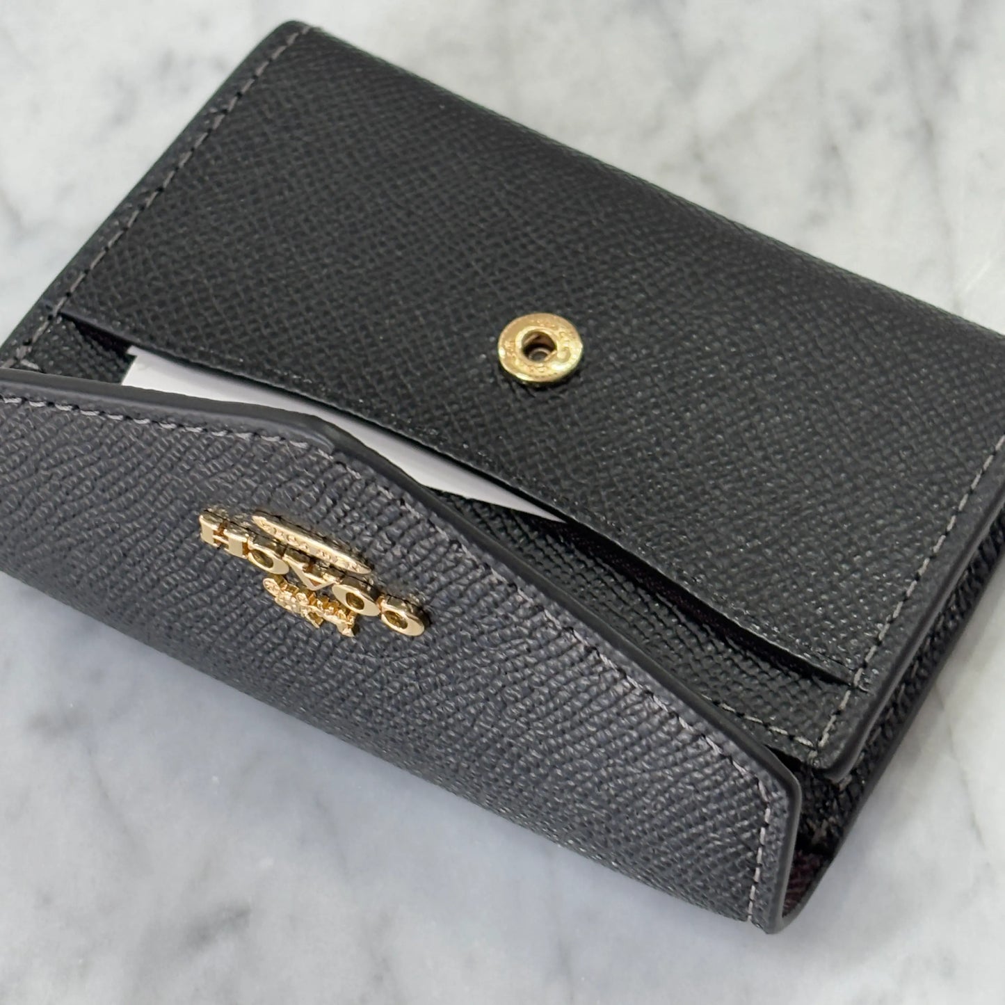 BILLETERA MINI COACH BLACK