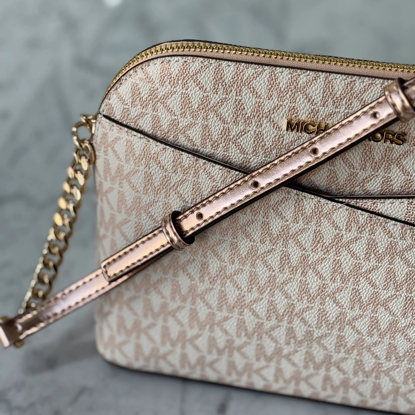 CROSSBODY JET SET MICHAEL KORS EDICION LIMITADA ROSE GOLD