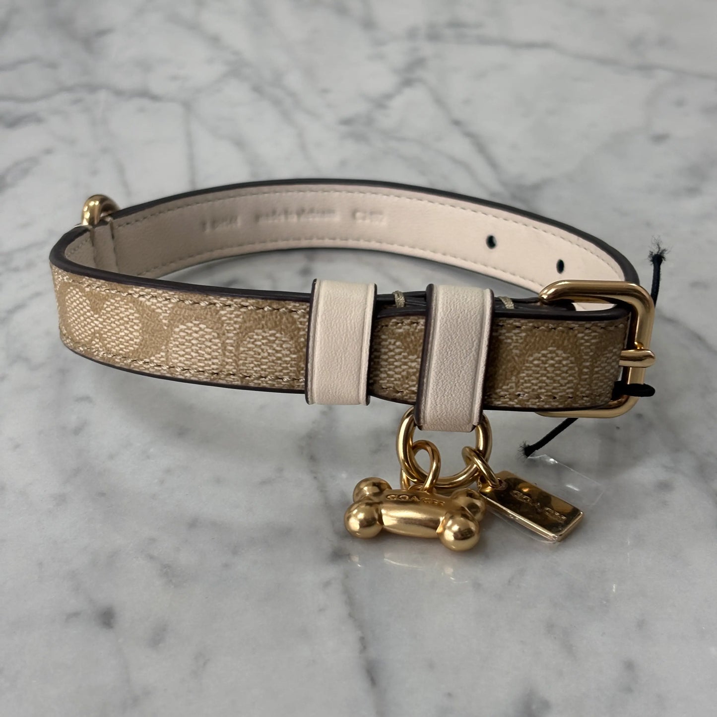 COLLAR COACH PARA MASCOTAS SMALL CUERO