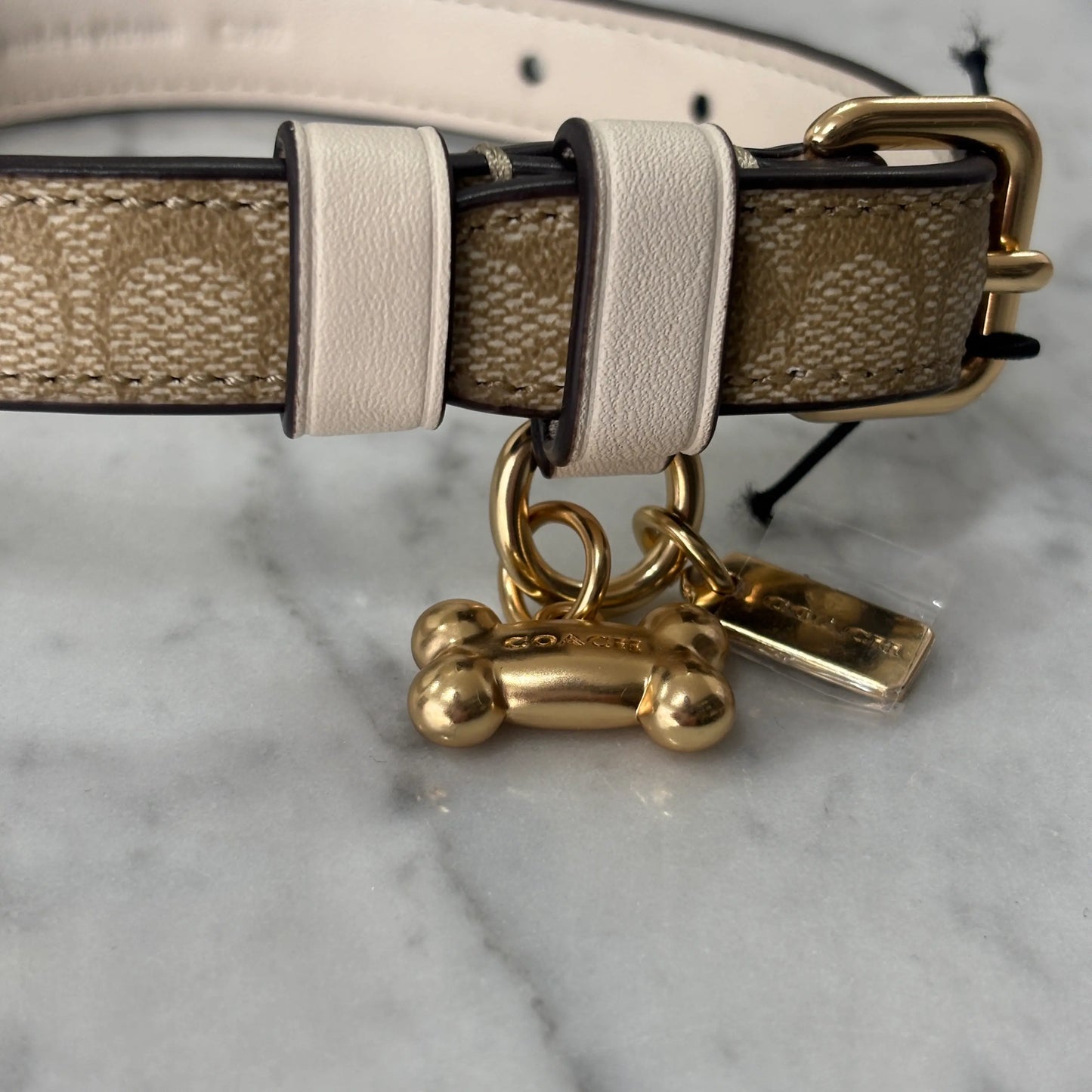 COLLAR COACH PARA MASCOTAS SMALL CUERO