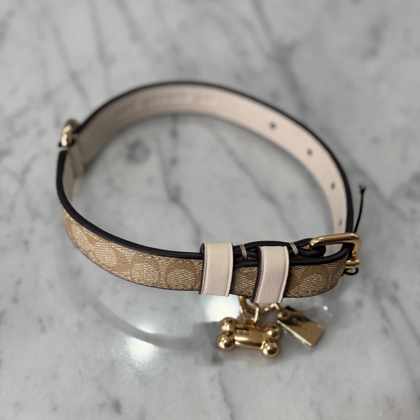 COLLAR COACH PARA MASCOTAS SMALL CUERO