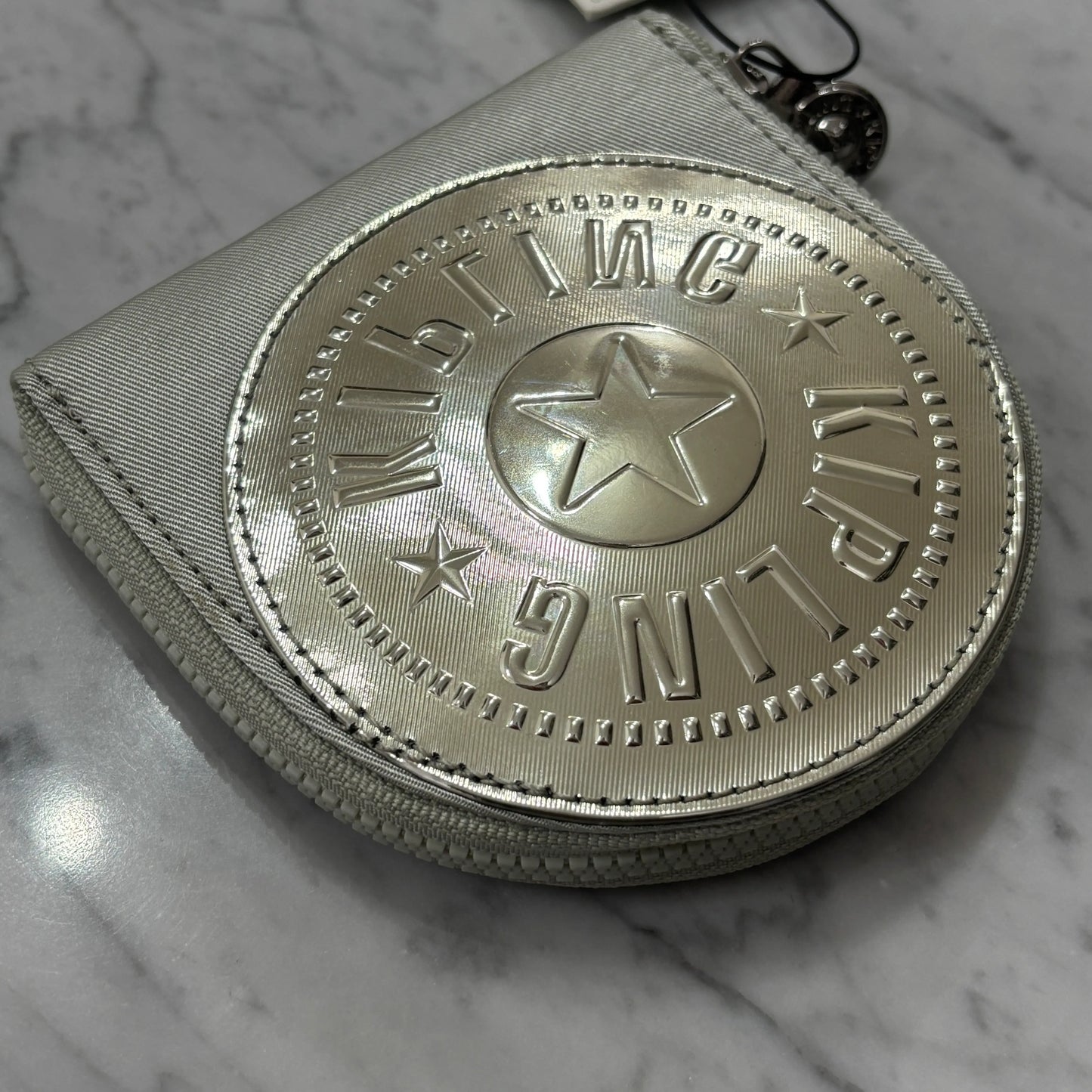 MONEDERO CRESITA KIPLING DYNAMIC SILVER