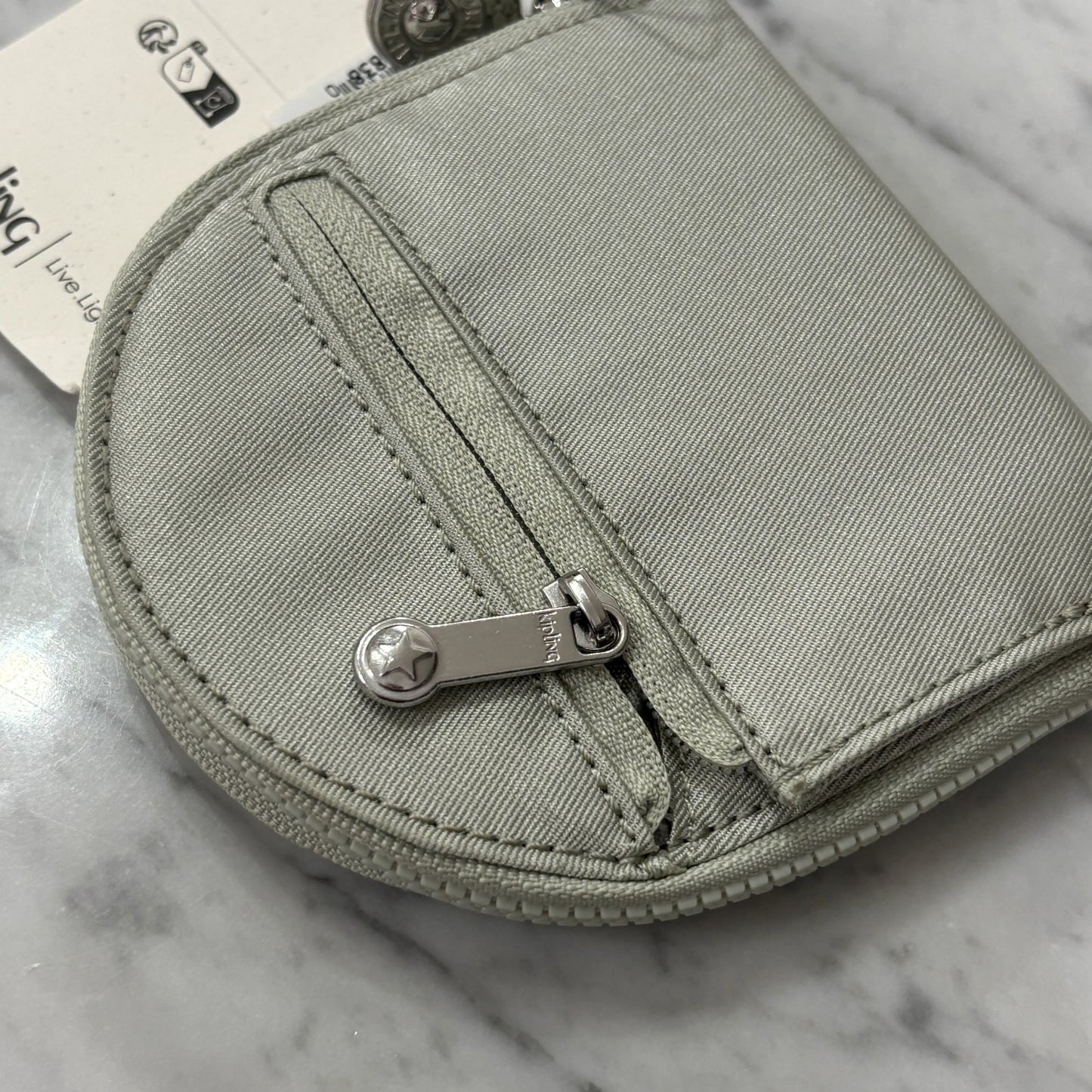 MONEDERO CRESITA KIPLING DYNAMIC SILVER