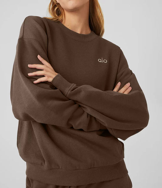 POLERON ALO YOGA CHOCOLATE