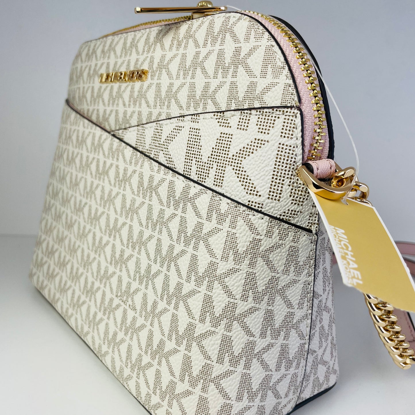 CROSBODY MICHAEL KORS JET SET ROSA - VAINILLA