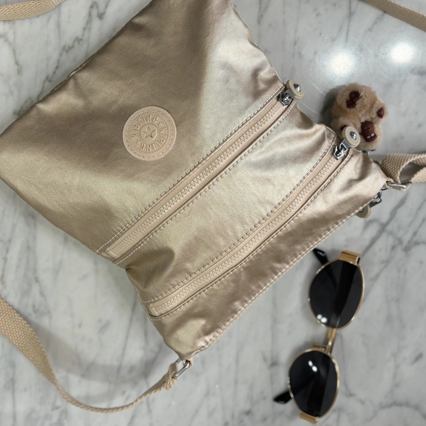 CROSSBODY KIPLING KEIKO STARRY GOLD