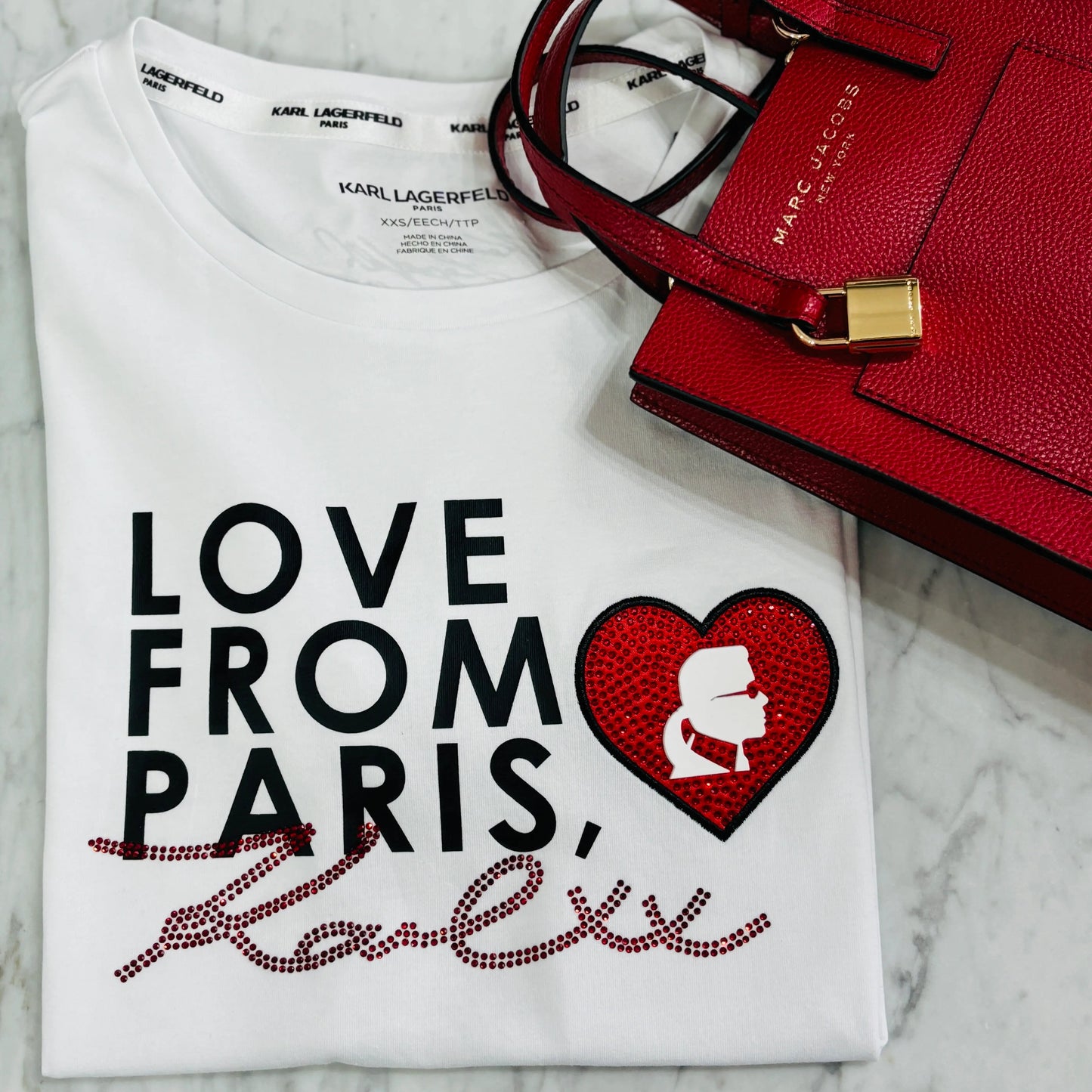 POLERA KARL LAGERFELD LOVE