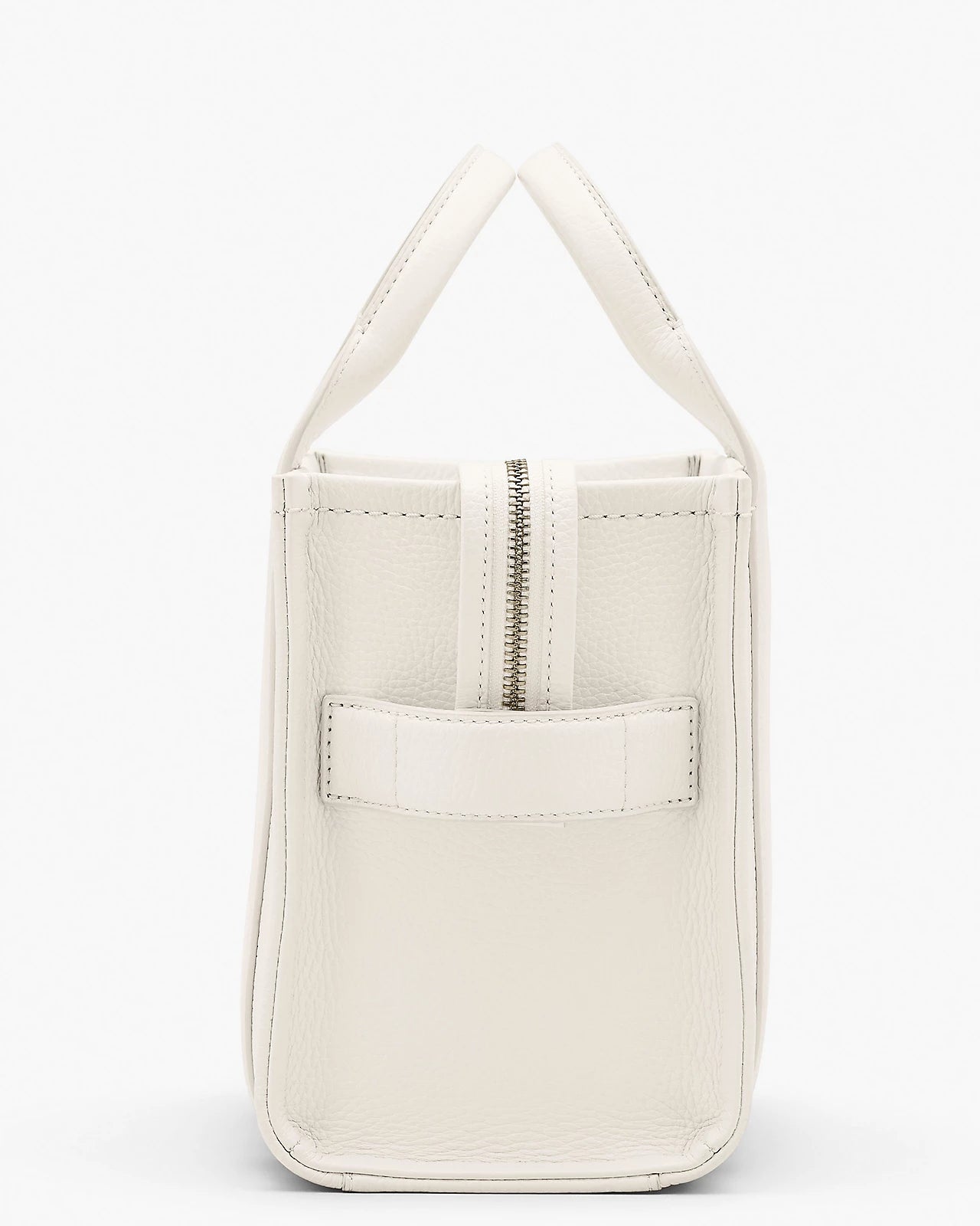 THE LEATHER SMALL TOTE BAG WHITE COTTON MARC JACOBS