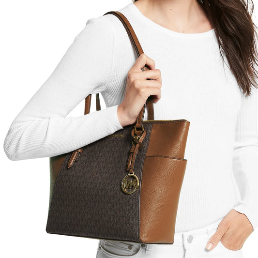 TOTEBAG MICHAEL KORS MONOGRAMA BROWN