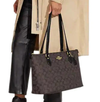 TOTE COACH BROWN