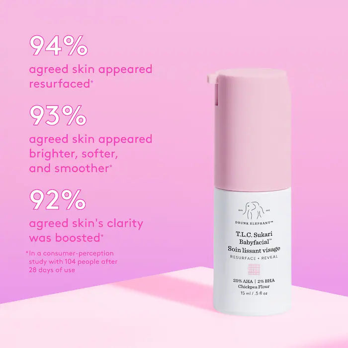 Set Drunk Elephant T.L.C sukari baby facial