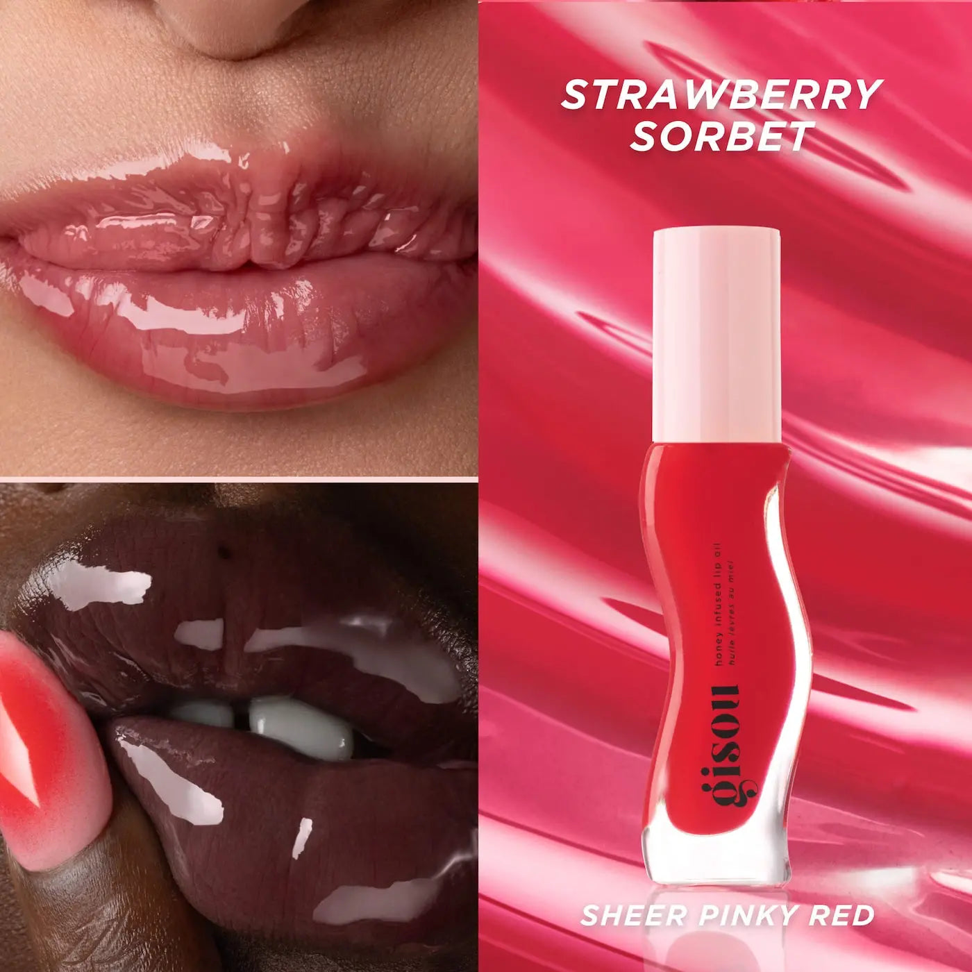 Lips oil gisou strawberry