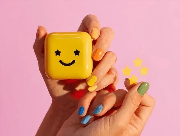 CAJA DE PARCHES HIDRO STAR STAR FACE YELLOW