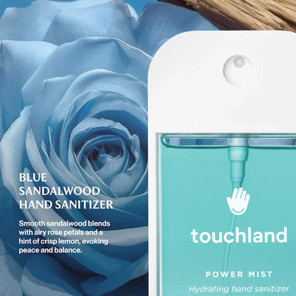 Sanitizante perfume hidratante de manos Touchland sándalo