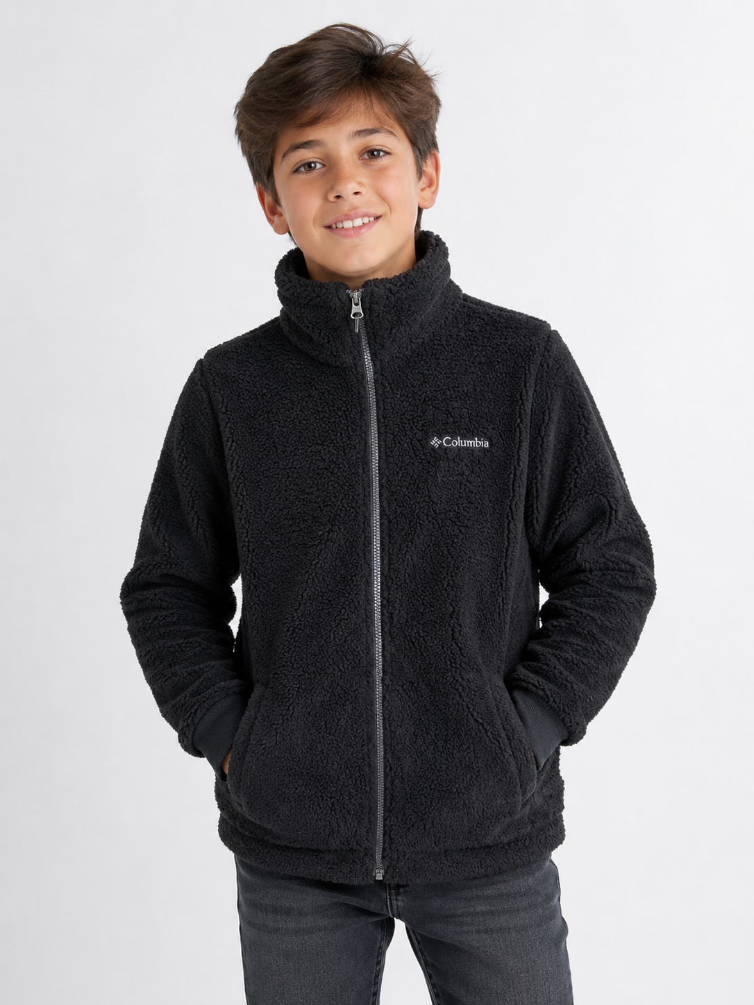 Corderito poleron Columbia black kids