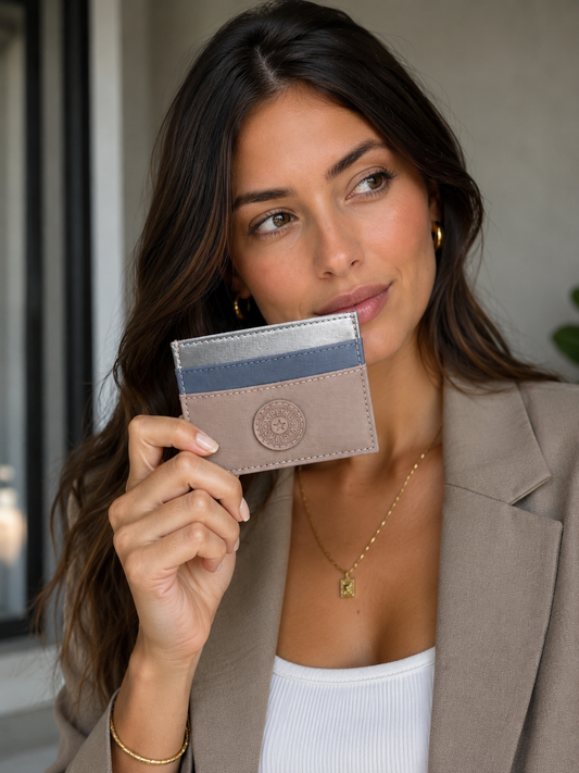 TARJETERO KIPLING DUSTY TAUPE