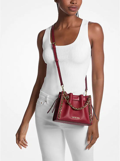 Crossbody Mina Michael Kors cherry