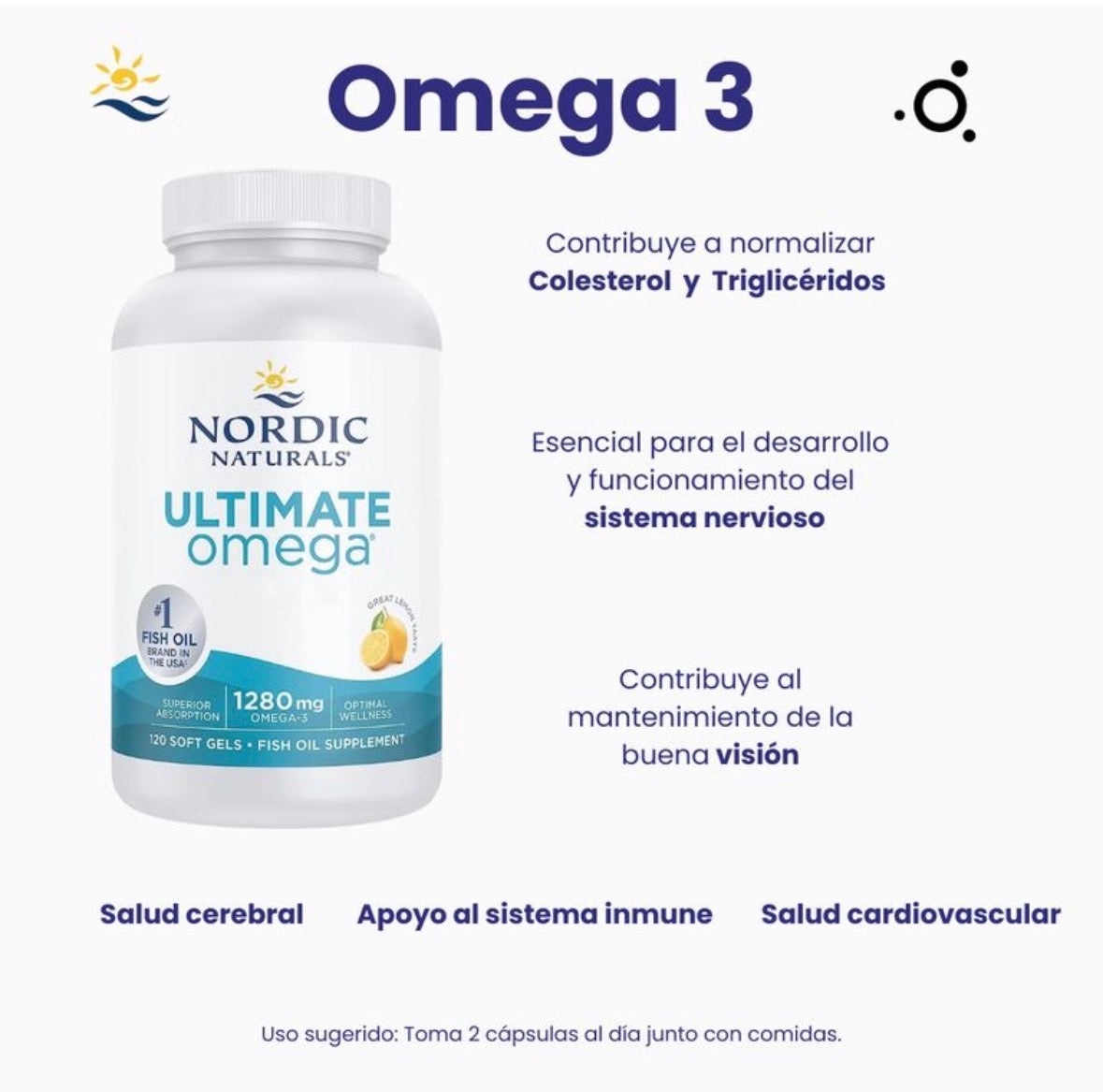 Soft gel omega 3 120 cápsulas