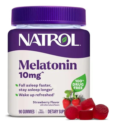 Melatonina 10 mg NATROL 90 unid