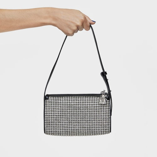 Cartera Tous cristales platinum