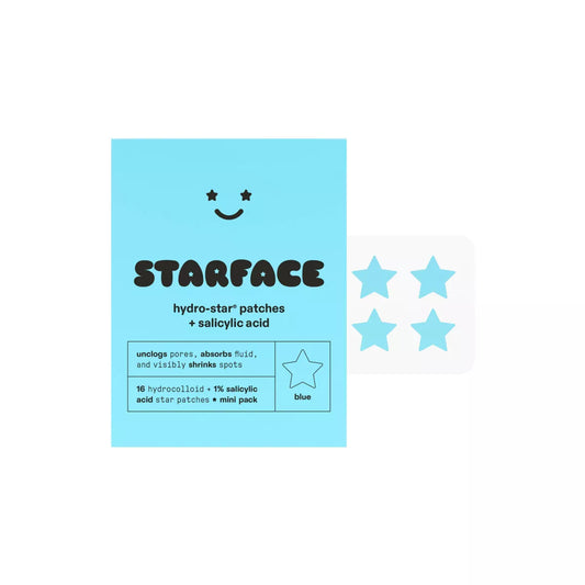 REPUESTOS PARCHES STAR FACE HIDRO STAR 16 UNID BLUE