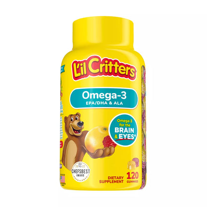 GOMITAS OMEGA 3 LIL CRITTERS 120 UNID
