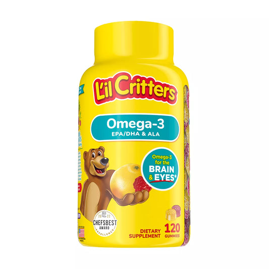 GOMITAS OMEGA 3 LIL CRITTERS 120 UNID