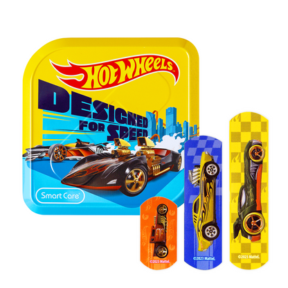 Cajita de 100 banditas hotwheels