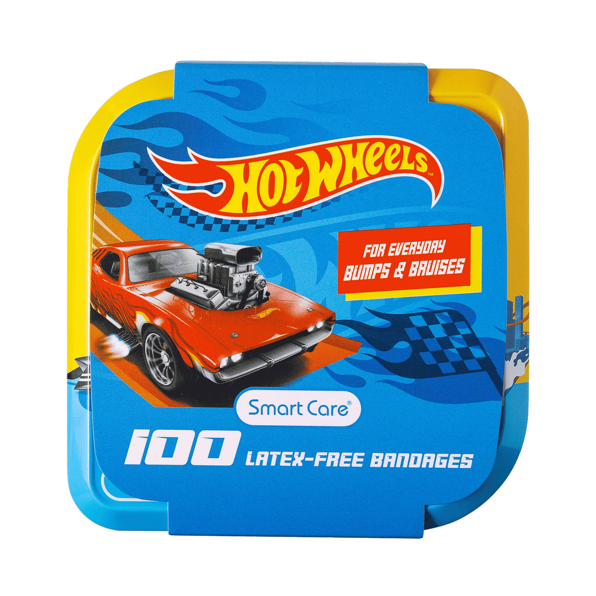 Cajita de 100 banditas hotwheels