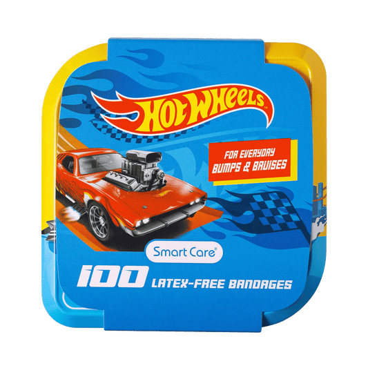 Cajita de 100 banditas hotwheels