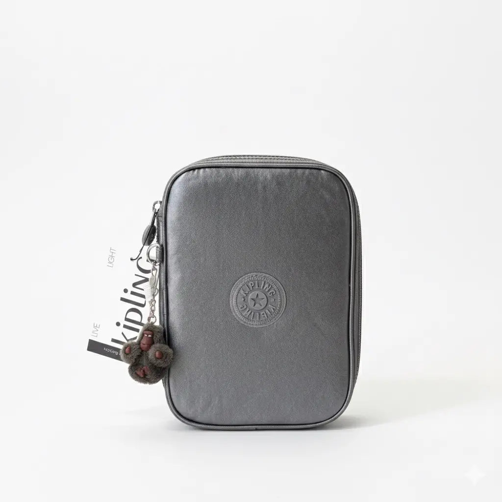 Estuche 100 pens kipling plata