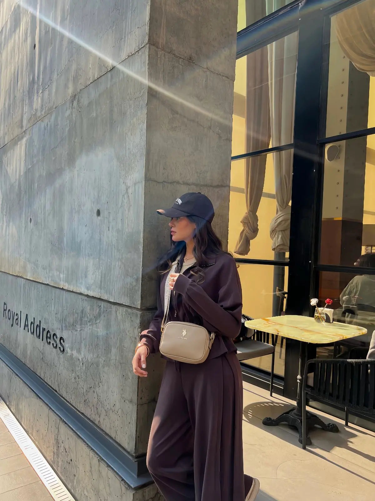 Crossbody Polo beige