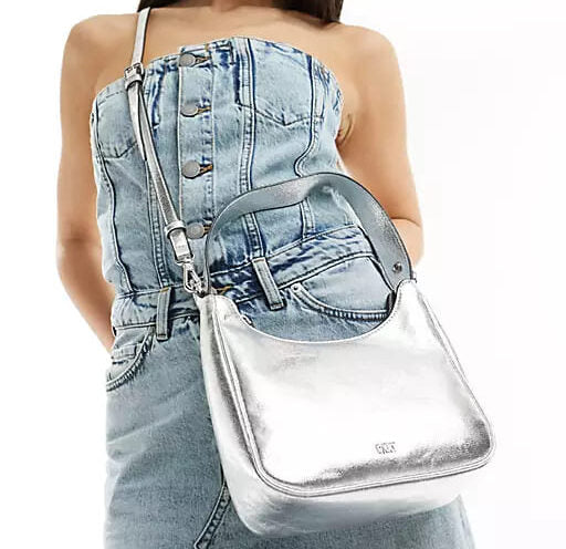 CROSSBODY DKNY PLATEADO