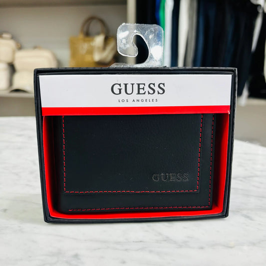 BILLETERA GUESS BLACK HOMBRE